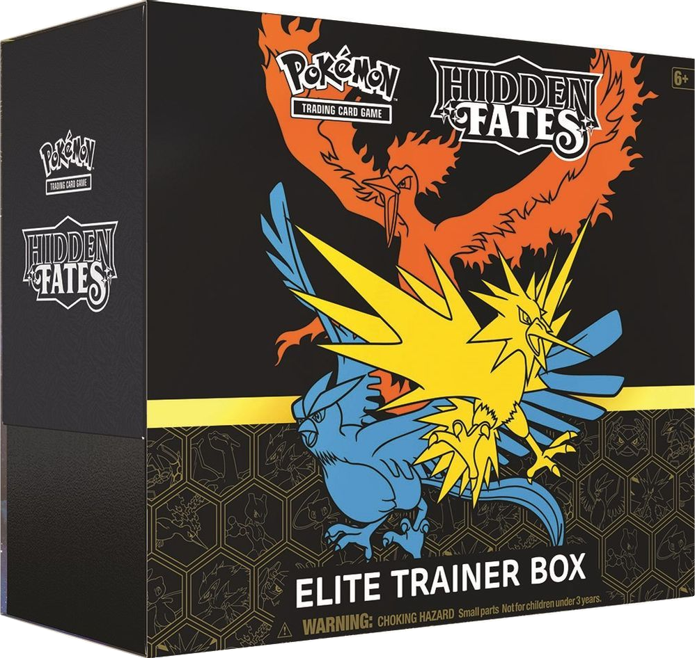Tap to view the box up close Hidden Fates Elite Trainer Box