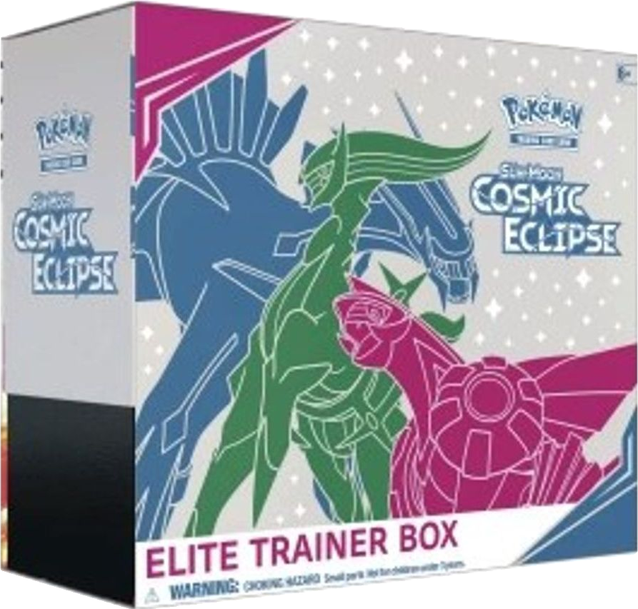Tap to view the box up close Cosmic Eclipse Elite Trainer Box
