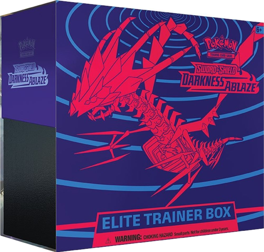 Tap to view the box up close Darkness Ablaze Elite Trainer Box