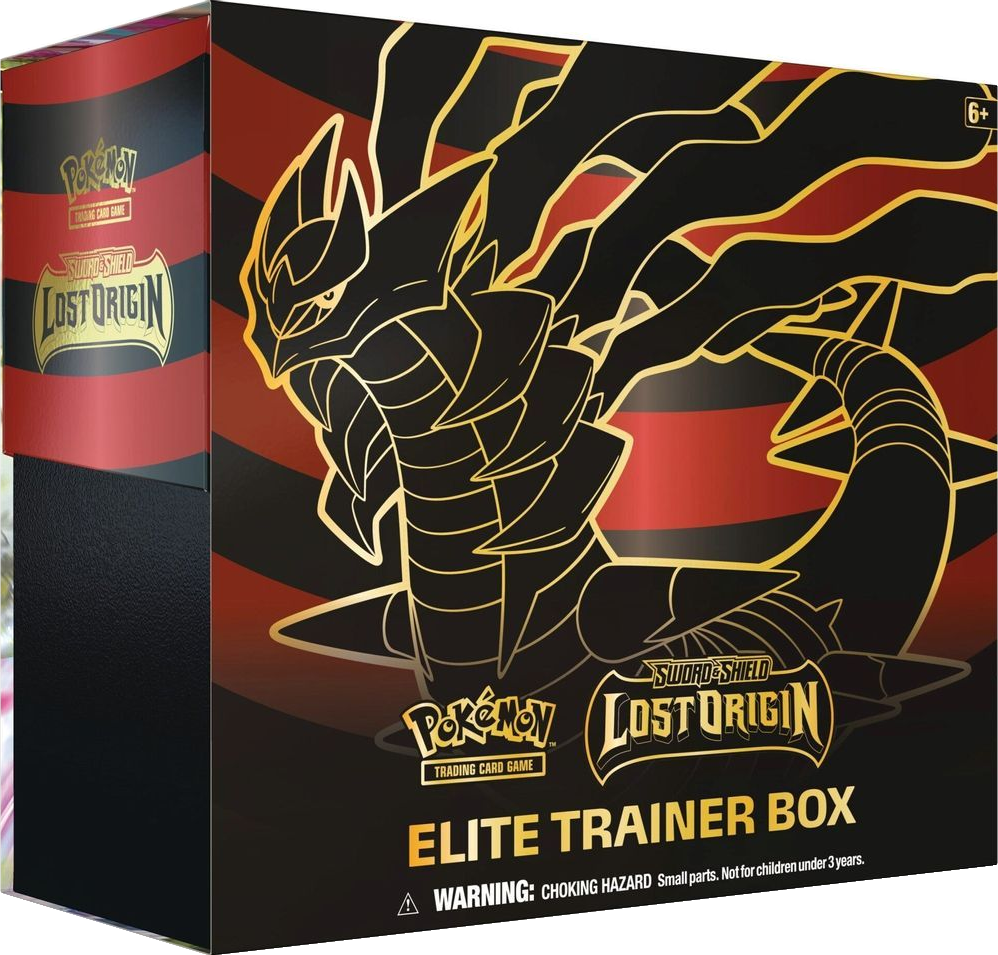 Tap to view the box up close Lost Origin Elite Trainer Box