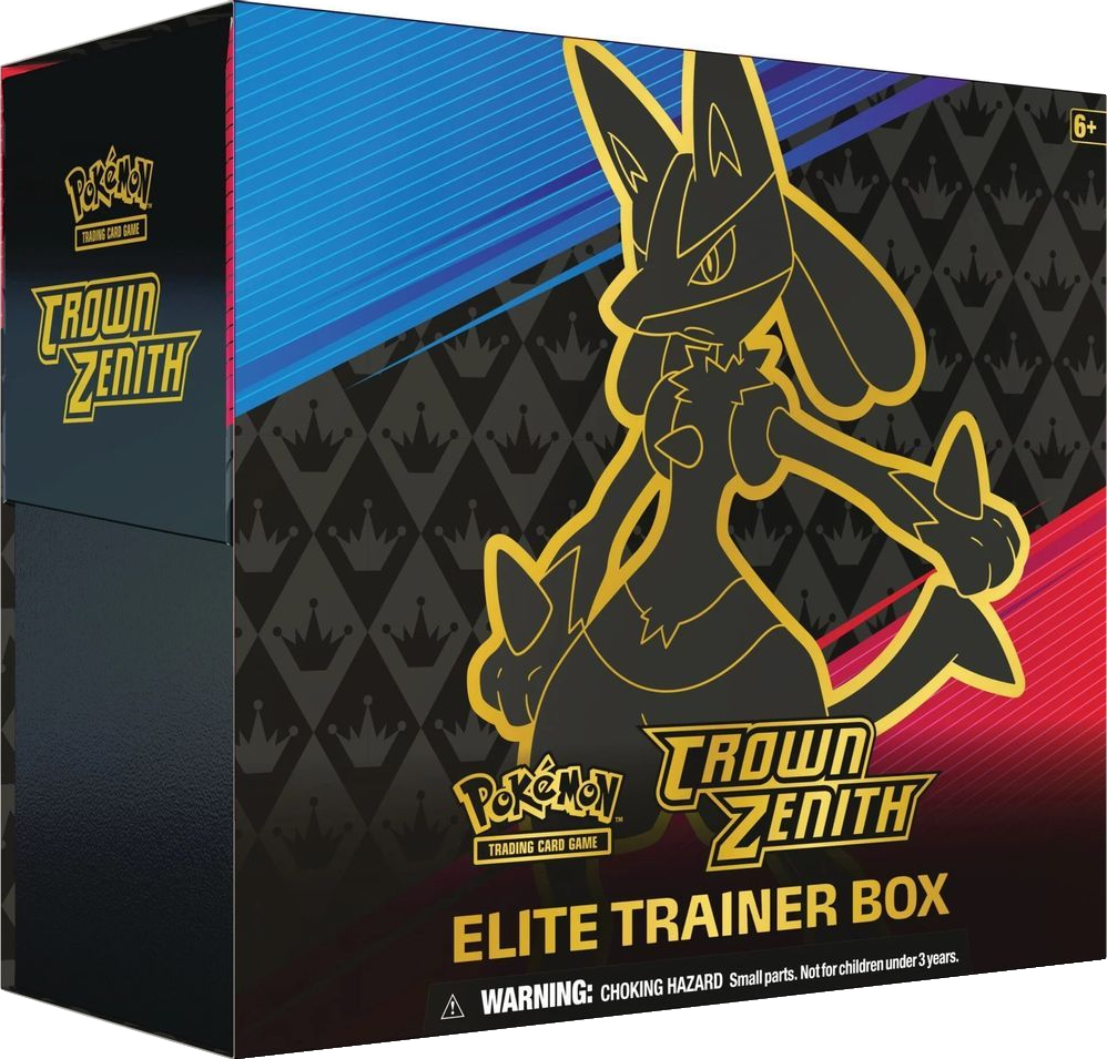 Tap to view the box up close Crown Zenith Elite Trainer Box