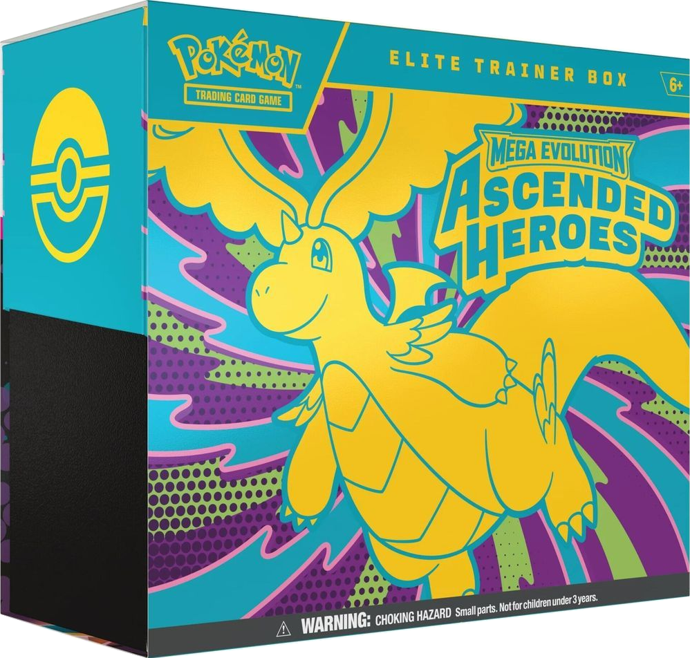 Tap to view the box up close Ascended Heroes Elite Trainer Box